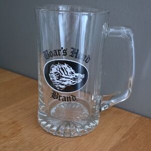 Clear Glass Beer Large Mug